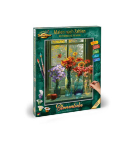 Malen nach Zahlen - Blumenlieb e