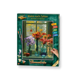 Malen nach Zahlen - Blumenlieb e