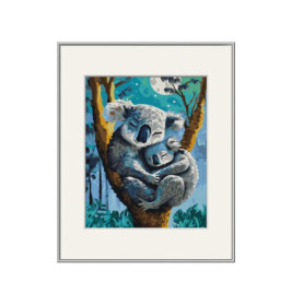 Malen nach Zahlen - Koala mit Baby