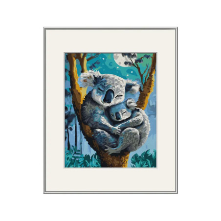 Malen nach Zahlen - Koala mit Baby