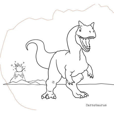 Dino-Malbuch - T-Rex World