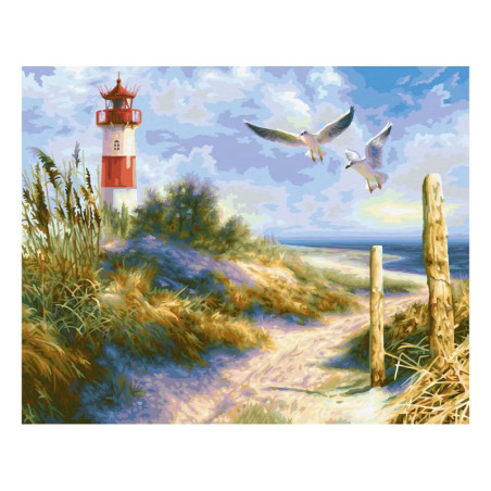 MNZ - Dünenlandschaft mit Leuchtturm