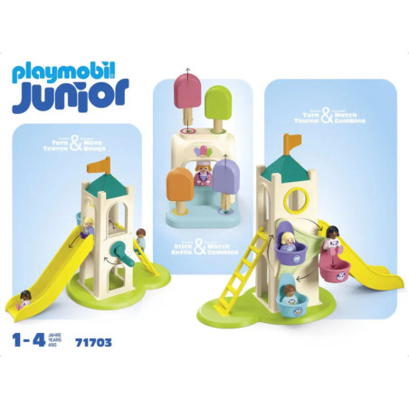 PLAYMOBIL 71703 Junior: Erlebnisturm mit Eisstand
