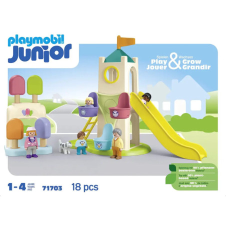 PLAYMOBIL 71703 Junior: Erlebnisturm mit Eisstand