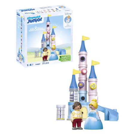 PLAYMOBIL 71457 1.2.3 & Disney: Cinderellas Schloss