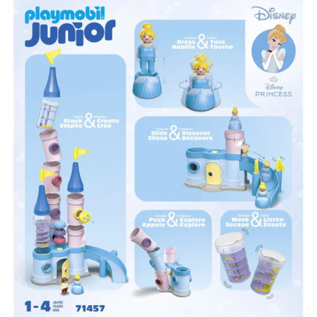 PLAYMOBIL 71457 1.2.3 & Disney: Cinderellas Schloss