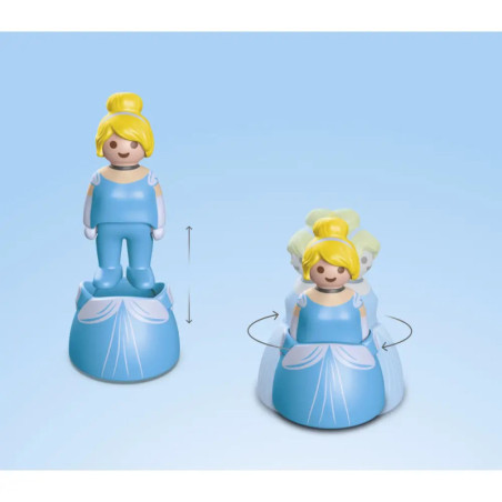 PLAYMOBIL 71457 1.2.3 & Disney: Cinderellas Schloss
