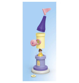 PLAYMOBIL 71458 1.2.3 & Disney: Belles Spielturm mit Melodie