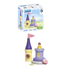 PLAYMOBIL 71458 1.2.3 & Disney: Belles Spielturm mit Melodie