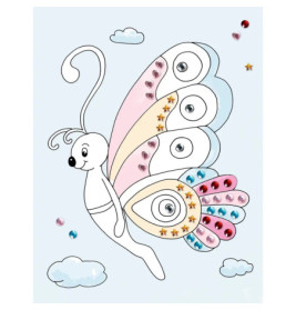 Malblock mit Glitzersteinchen - Prinzessin Lillifee