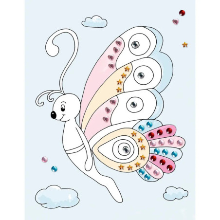 Malblock mit Glitzersteinchen - Prinzessin Lillifee