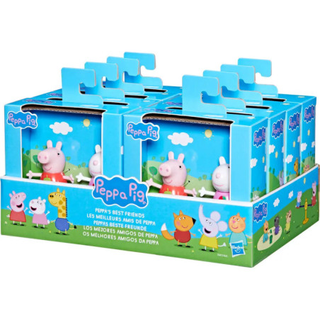 Peppa Pig Best Friends Spielfiguren in bunter Box mit Charakteren aus der Serie.