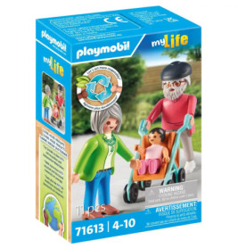 Großeltern mit Baby