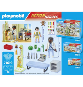 PLAYMOBIL 71619 Kinderarzt mit Teddybär
