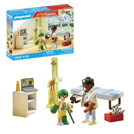 PLAYMOBIL 71619 Kinderarzt mit Teddybär