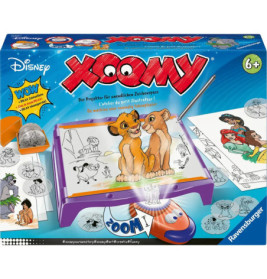 Disney Xoomy Zeichenset mit König der Löwen-Motiven und Projektor für Kinder ab 6 Jahren.