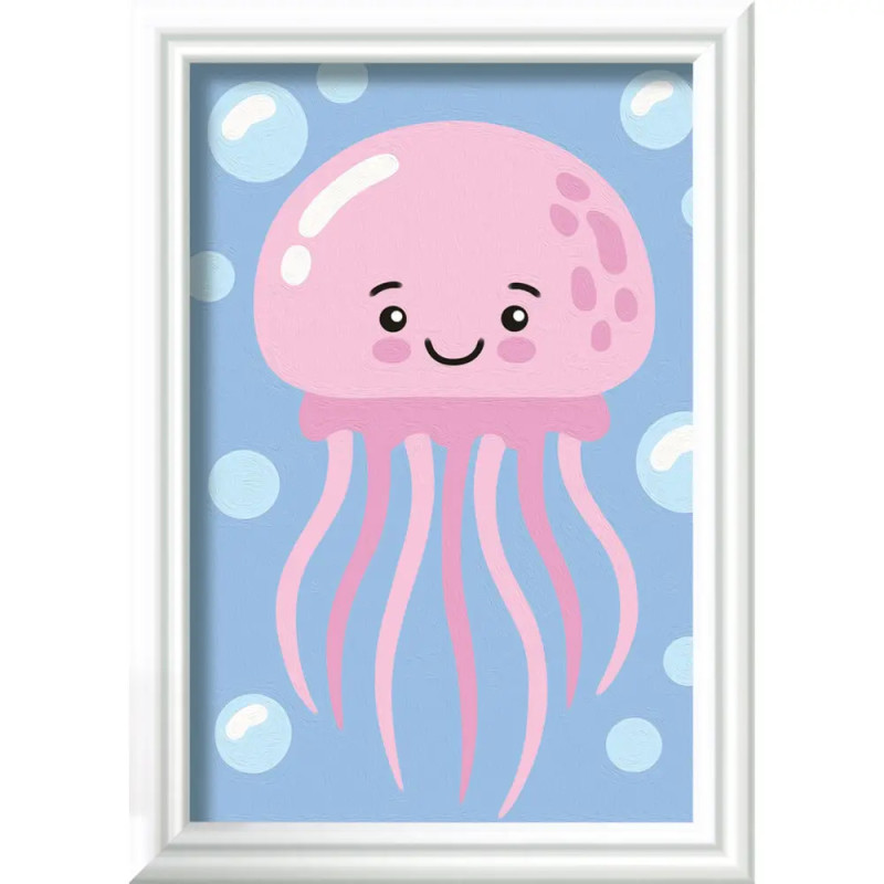 Ravensburger 23948 Malen nach Zahlen Fröhliche Qualle Malen nach Zahlen Serie F Ravensburger 23948 Malen nach Zahlen Fröhliche Qualle Malen nach Zahlen Serie F