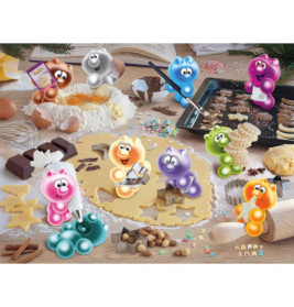 Ravensburger 12000725 Puzzle Gelinis Weihnachtsbäckerei 1500 Teile