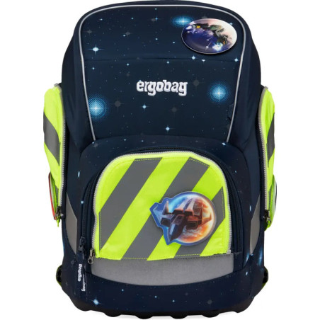 ergobag Fluo-Zip Set mit Reflektorstreifen Gelb