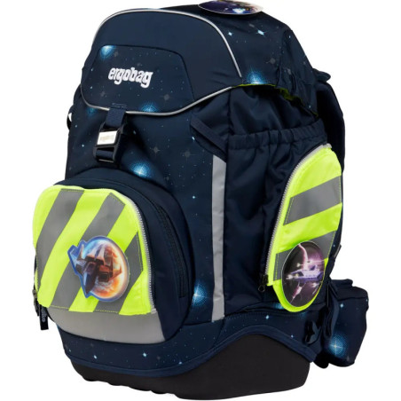 ergobag Fluo-Zip Set mit Reflektorstreifen Gelb