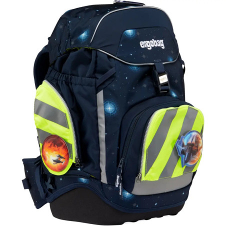 ergobag Fluo-Zip Set mit Reflektorstreifen Gelb