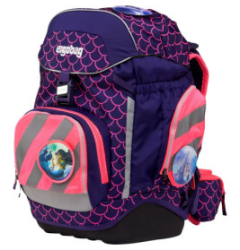 ergobag Fluo-Zip Set mit Reflektorstreifen Pink