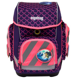 ergobag Fluo-Zip Set mit Reflektorstreifen Pink