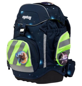 ergobag Fluo-Zip Set mit Reflektorstreifen Grün