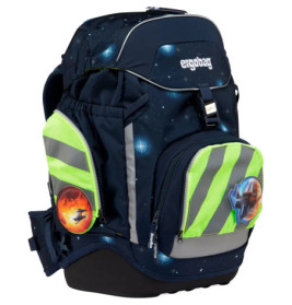 ergobag Fluo-Zip Set mit Reflektorstreifen Grün