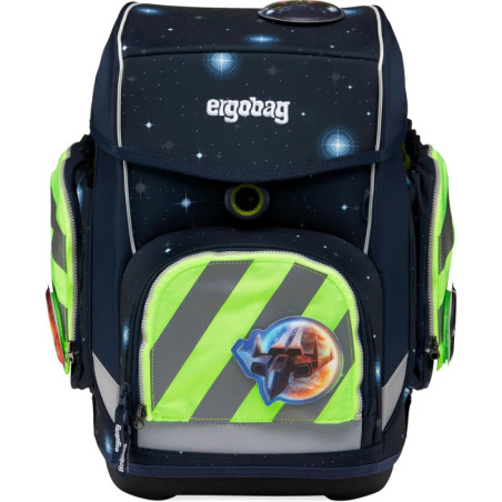ergobag Fluo-Zip Set mit Reflektorstreifen Grün
