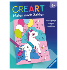 Ravensburger 48910 CreArt Malen nach Zahlen ab 5: Zauberponys Kreativität
