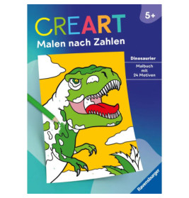 Ravensburger 48909 CreArt Malen nach Zahlen ab 5: Dinosaurier Kreativität