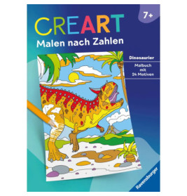 Ravensburger 48927 CreArt Malen nach Zahlen ab 7: Dinosaurier  Kreativität