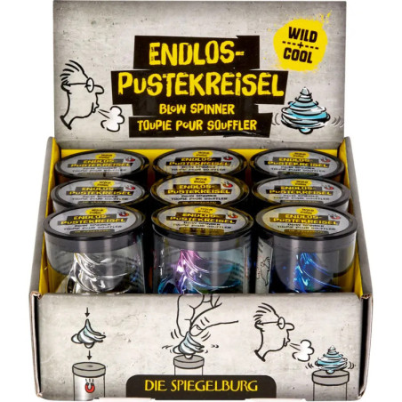 Endlos-Pustekreisel - Wild+Cool, sortiert (1 Stück)