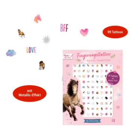 Fingernageltattoos - Pferdefreunde
