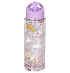 Glitzer-Trinkflasche (ca.0,3 l) - Einhorn