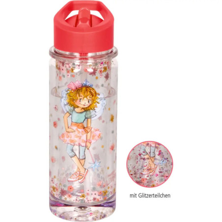 Glitzer-Trinkflasche (ca.0,3 l) - Prinzessin