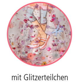 Glitzer-Trinkflasche (ca.0,3 l) - Prinzessin