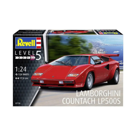 Lamborghini Countach LP500S, Revell Modellbausatz Lamborghini Countach LP500S, Revell Modellbausatz