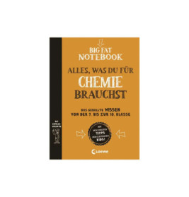Cover eines deutschen Chemie-Lernbuchs: Alles, was du für Chemie brauchst aus der Reihe Big Fat Notebook.