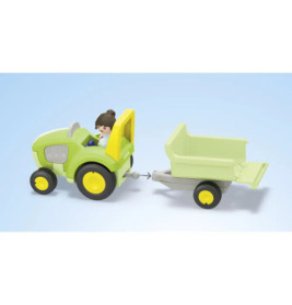 PLAYMOBIL 71656 1.2.3: Bauernhof-Abenteuer mit Traktor, Anhänger und tierischen Freunden