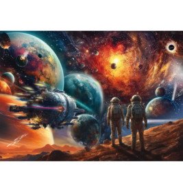 PU1000T.M.Farella Kosmische Farbenpracht, Reise ins Weltall