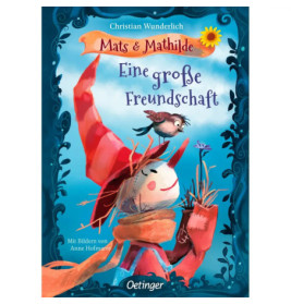 Buchcover von Mats & Mathilde: Eine große Freundschaft mit einer Vogelscheuche und einem Vogel.