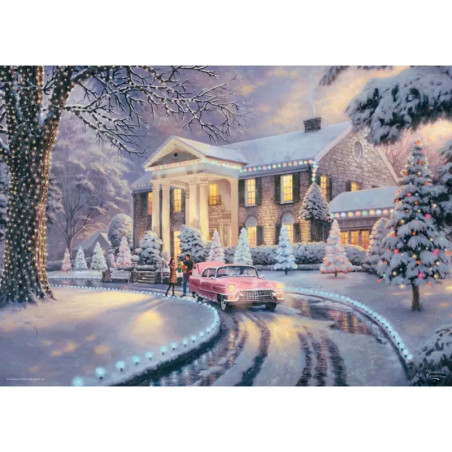Graceland Christmas, Puzzle Thomas Kinkade 1.000 Teile
