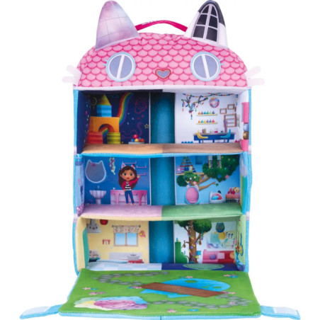 Gabby‘s Dollhouse, Spielhaus mit 3 Figuren und Lift, ca. 36 cm