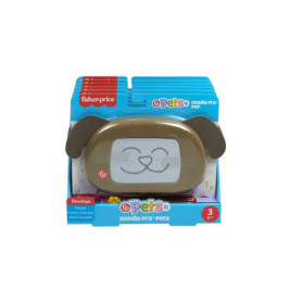 Fisher-Price Doodle Pro Pets in Hundeform, ab 3 Jahren, in blauer Verpackung.