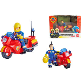 Sam Feuerwehr Motorrad mit Figur