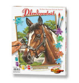 Malen nach Zahlen - Pferdeportrait