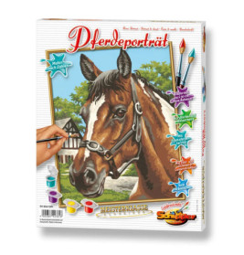 Malen nach Zahlen - Pferdeportrait