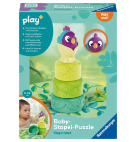Ravensburger Stapelpuzzle mit Vogelmotiv für Babys von 6 bis 36 Monaten.